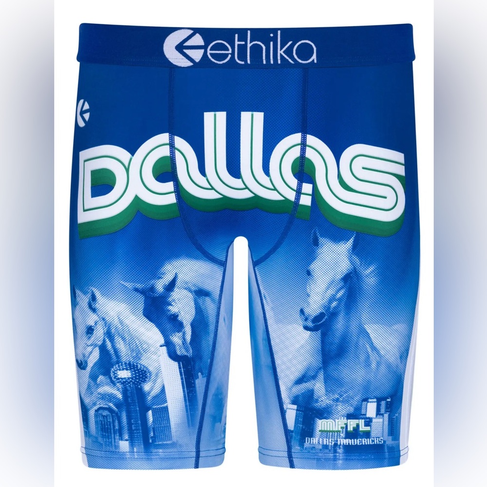 🔥NWT Ethika underwear Dallas maverick